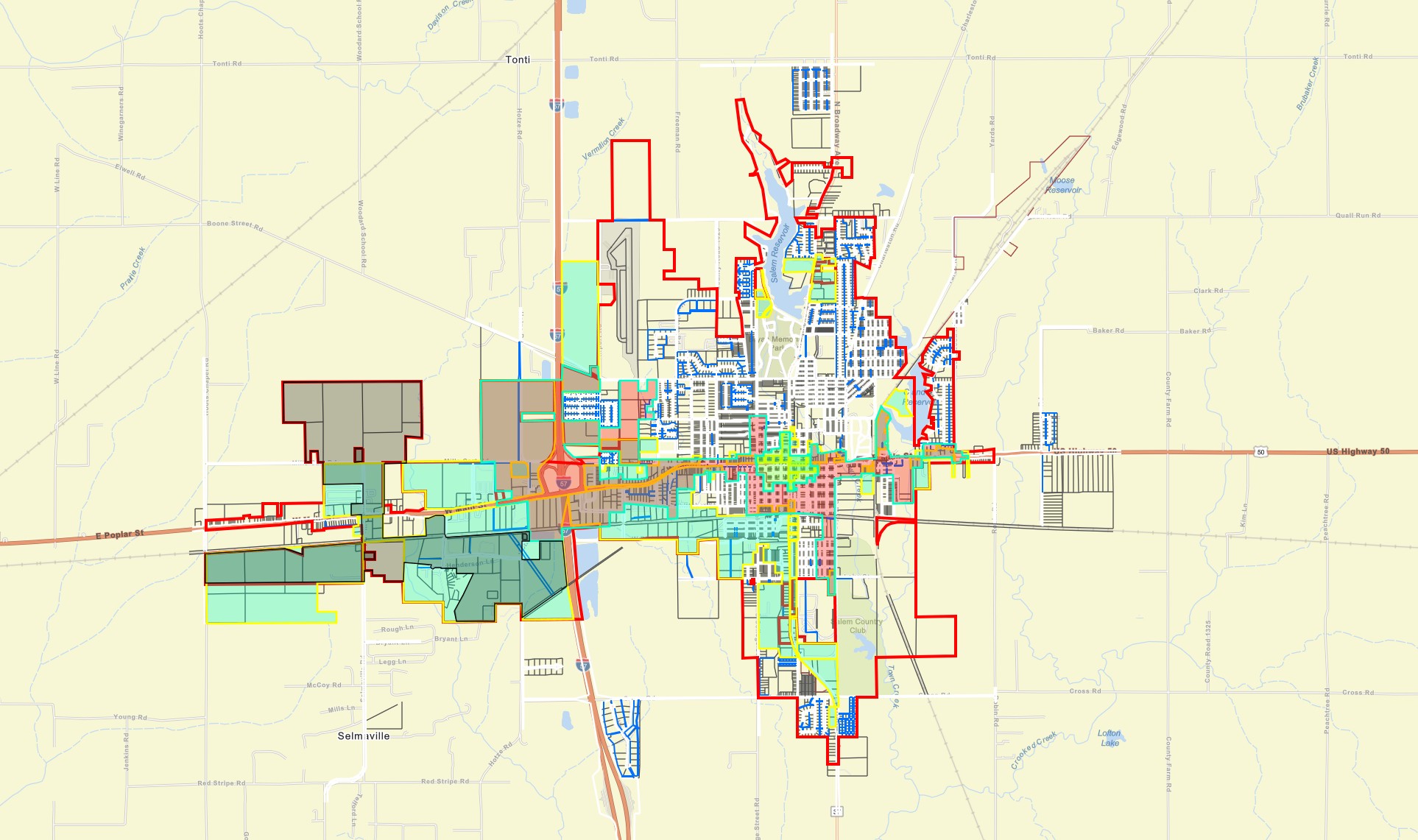 Salem Interactive Map