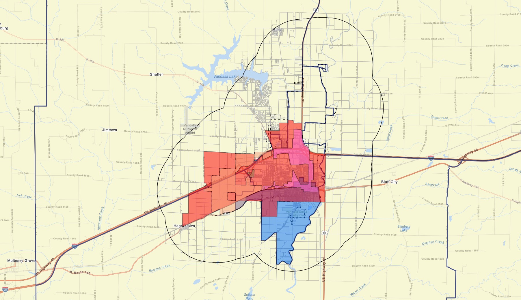 Vandalia Interactive Map